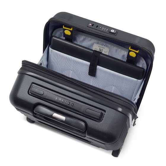 Delsey Paris Shadow 5.0 trolley business à 4 roulettes 38 cm compartiment pour ordinateur portable avec soufflet d'extension