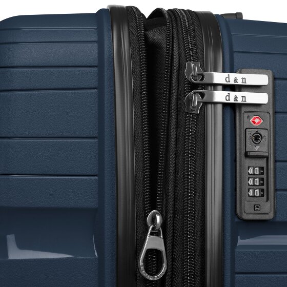 d&n Travel Line 4300-Plus 4 roulettes Trolley L 76 cm avec soufflet d'extension