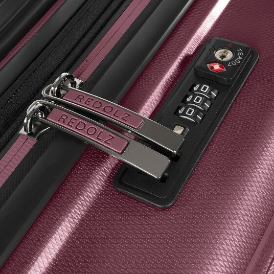 Redolz Essentials 14 4 roulettes Trolley de cabine 55 cm avec soufflet d'extension