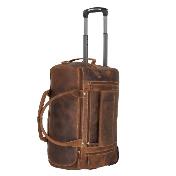 Greenburry Vintage 2 roulettes Sac de voyage Cuir 32 cm