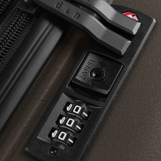 d&n Toronto 4 roulettes Trolley L 75 cm avec soufflet d'extension