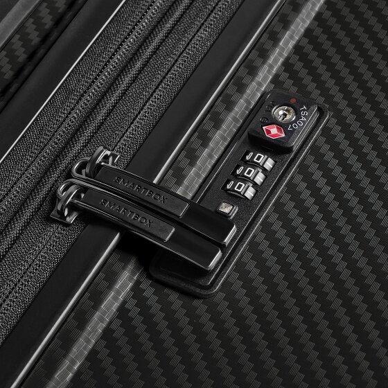 Smartbox Edition 01 4 roulettes Set de valises 3 pièces avec soufflet d'extension