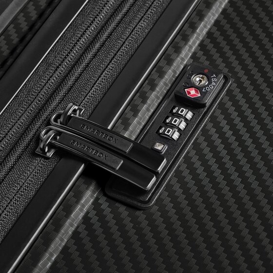 Smartbox Edition 01 4 roulettes Set de valises 3 pièces avec soufflet d'extension