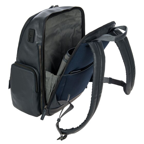 Bric's Torino Sac à dos en cuir 45 cm Compartiment pour ordinateur portable