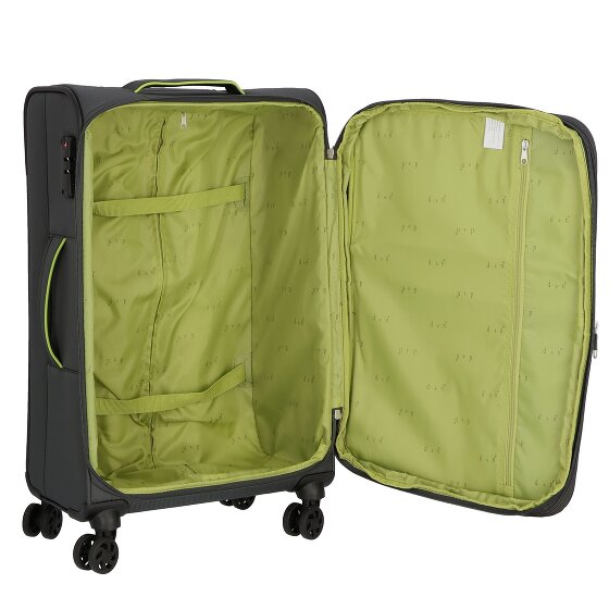 d&n Travel Line 6704 4 roues Set de valises 3 pièces