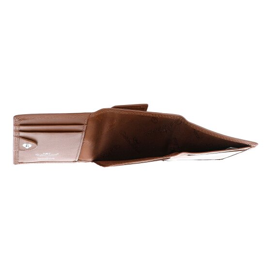 Golden Head Polo Porte-monnaie Protection RFID Cuir véritable 10 cm