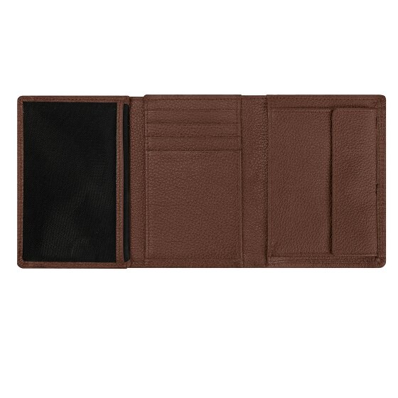 Redolz Leather Essentials HF Porte-monnaie en cuir RFID 9,5 cm dépliable