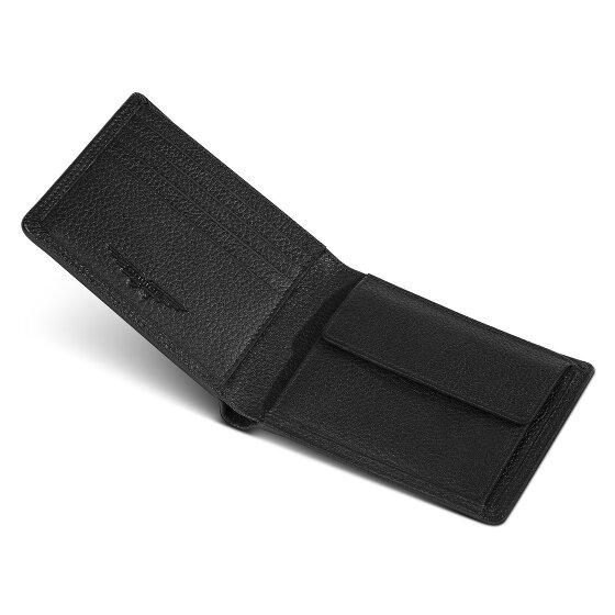 Police Porte-monnaie Protection RFID Cuir véritable 11.5 cm