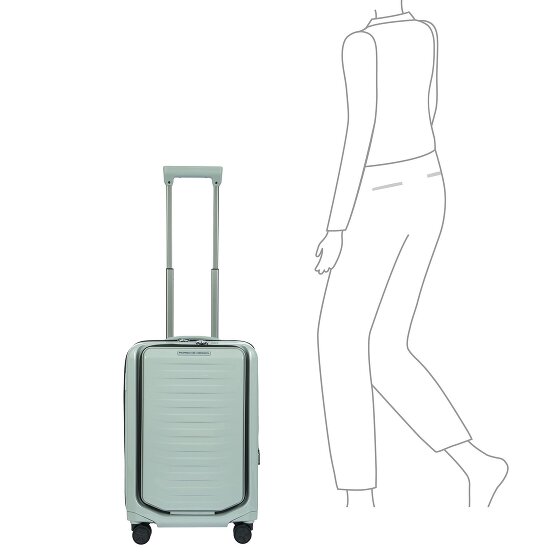 Porsche Design Roadster 4 roulettes Trolley de cabine S 55 cm Compartiment pour ordinateur portable avec soufflet d'extension