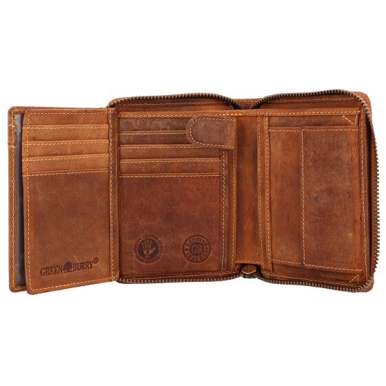Greenburry Vintage Porte-monnaie Cuir véritable 12.5 cm