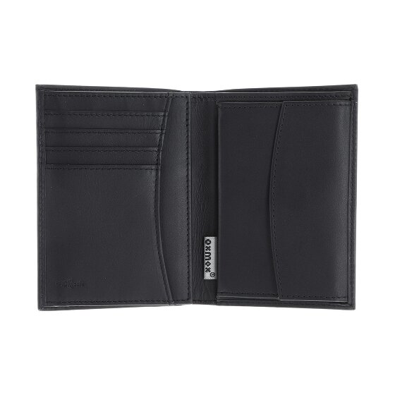 oxmox Leather Porte-monnaie Protection RFID Cuir véritable 13 cm