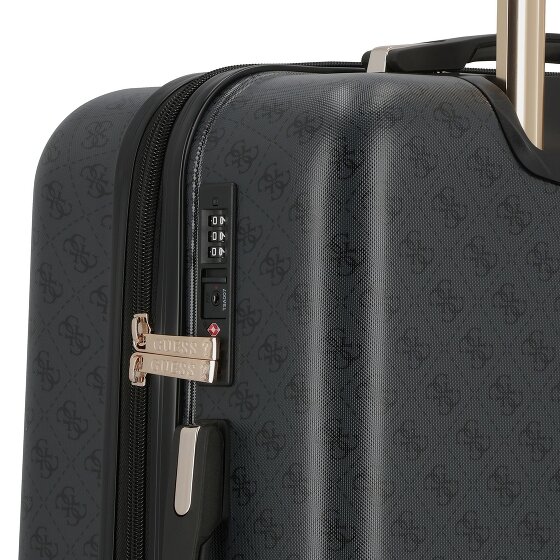Guess Jesco 4 roulettes Trolley 64 cm avec soufflet d'extension