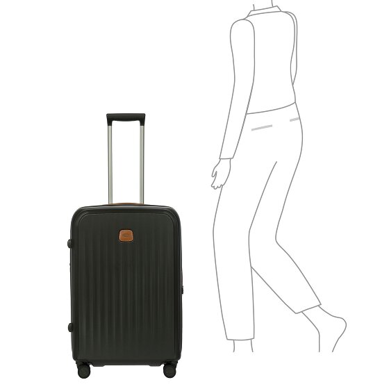 Bric's Taormina 4 roulettes Trolley M 69 cm avec soufflet d'extension