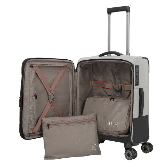 Travelite Crosslite 4 roulettes Trolley de cabine S 55 cm