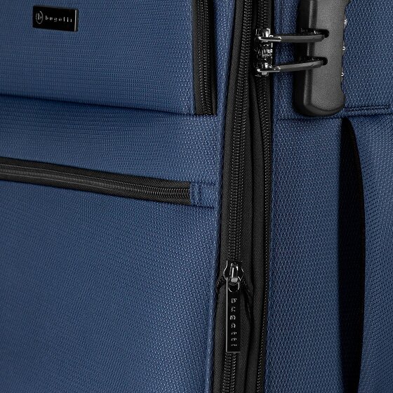 bugatti Valencia Soft 4 roulettes Trolley de cabine S 55 cm avec soufflet d'extension