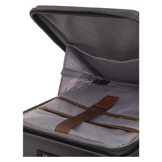 The Chesterfield Brand Zuna 4 roulettes Trolley de cabine S 55 cm Compartiment pour ordinateur portable