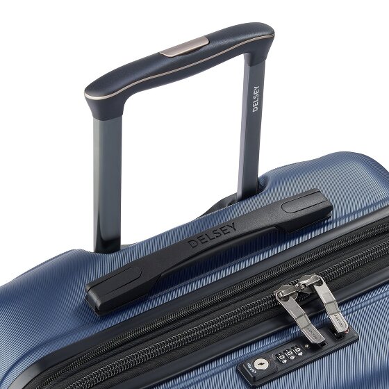 Delsey Paris Meteor 4 roulettes Trolley 68 cm avec soufflet d'extension