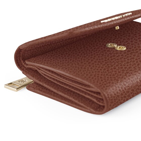 Lazarotti Bologna Leather XL Porte-monnaie avec compartiment zip-around Cuir 14 cm