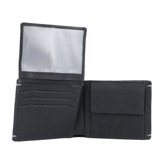 Burkely Antique Avery Porte-monnaie en cuir RFID 12 cm