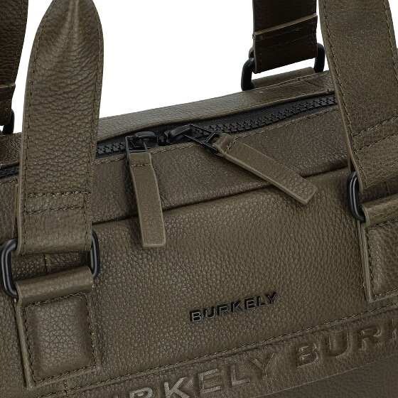 Burkely Minimal Mason Attaché-case Cuir véritable 41 cm Compartiment ordinateur