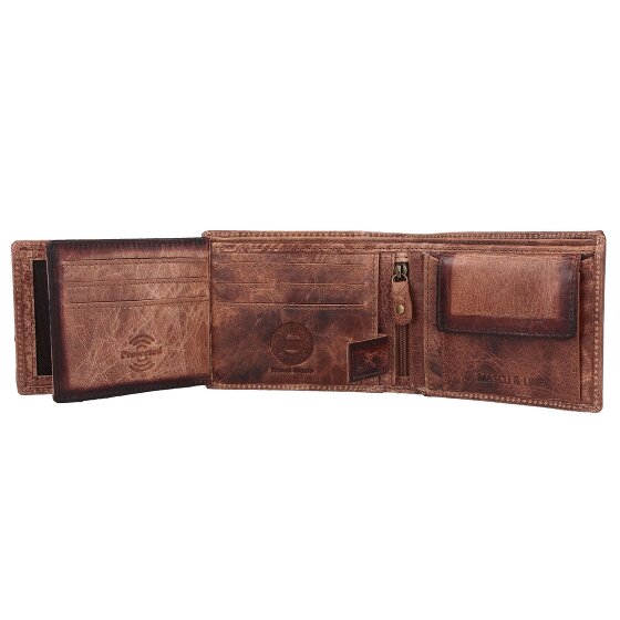 Greenland Nature Mascu & Line Porte-monnaie RFID cuir 12 cm