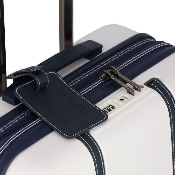 Delsey Paris Cadence 4 roulettes Trolley de cabine 55 cm avec soufflet d'extension