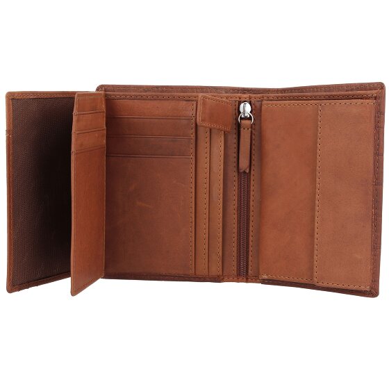 Esquire Croco Porte-monnaie Protection RFID Cuir 10 cm