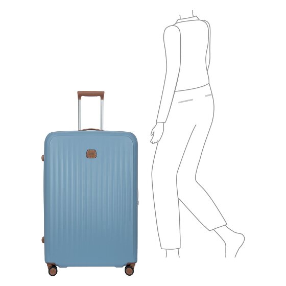 Bric's Taormina 4 roulettes Trolley L 82 cm avec soufflet d'extension