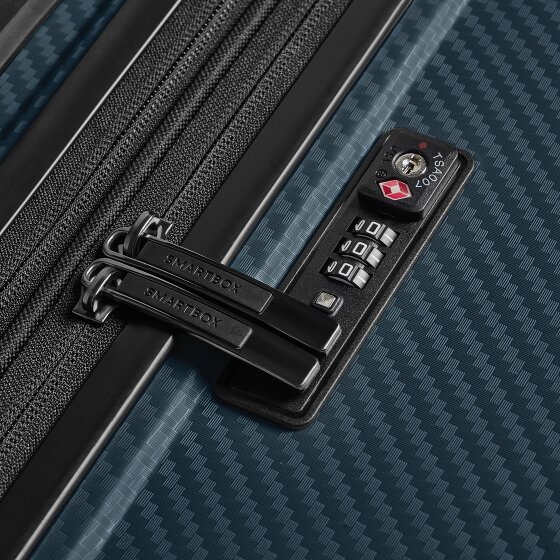 Smartbox Edition 01 4 roulettes Trolley de cabine 55 cm avec soufflet d'extension