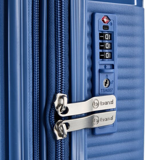 Benzi 5899 4 roues Valise cabine S 55 cm avec soufflet d'extension