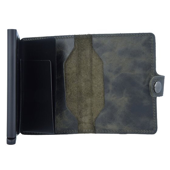 Secrid Miniwallet Étui pour cartes de crédit Protection RFID Cuir véritable 6.5 cm