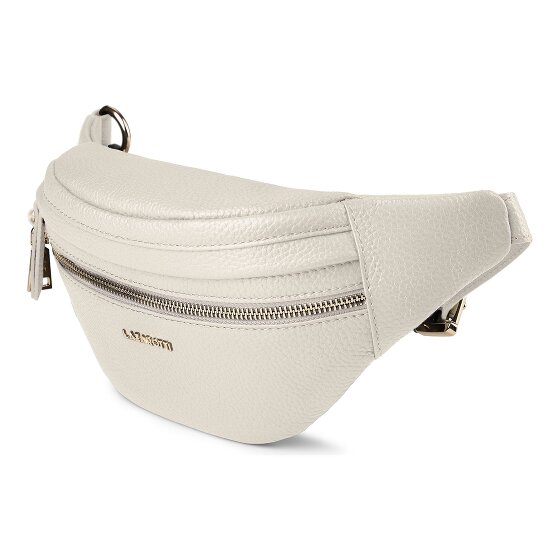Lazarotti Sac banane en cuir « Bologna » à double fermeture éclair, à porter en bandoulière, 25 cm