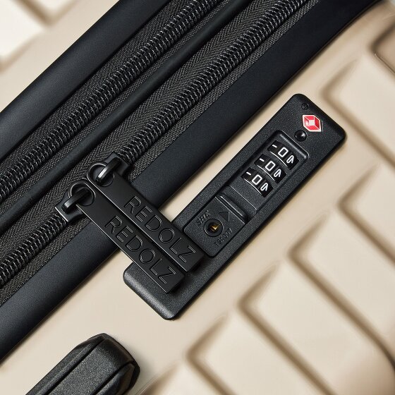 Redolz Essentials 18 4 roulettes Trolley de cabine 55 cm avec soufflet d'extension