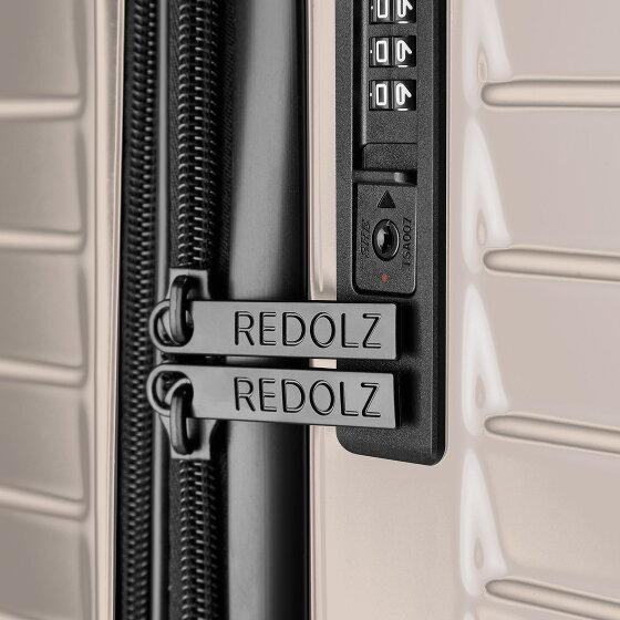 Redolz Essentials 18 4 roulettes Trolley de cabine 55 cm avec soufflet d'extension