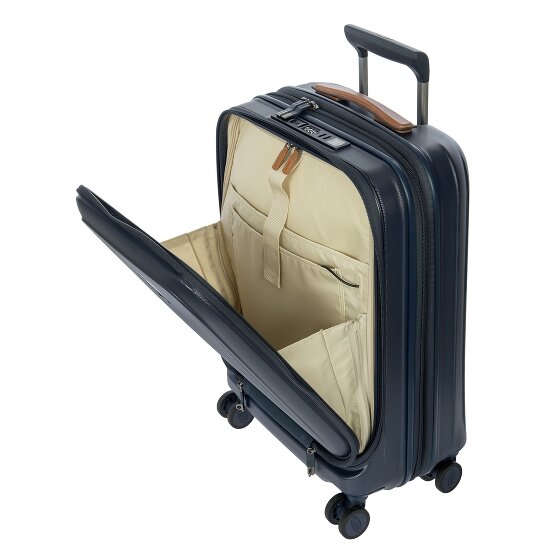 Bric's Taormina 4 roulettes Trolley S 57 cm avec soufflet d'extension