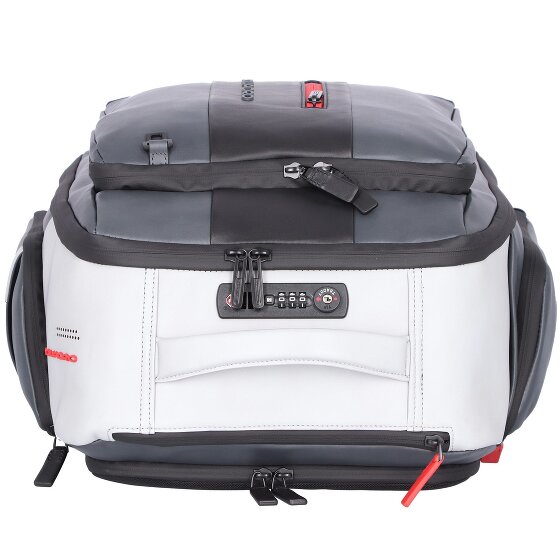 Piquadro Sac à dos à roulettes Urban en cuir, 54 cm, compartiment pour ordinateur portable