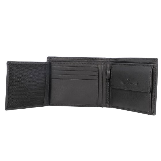 Tom Tailor Kai Porte-monnaie RFID cuir 12 cm