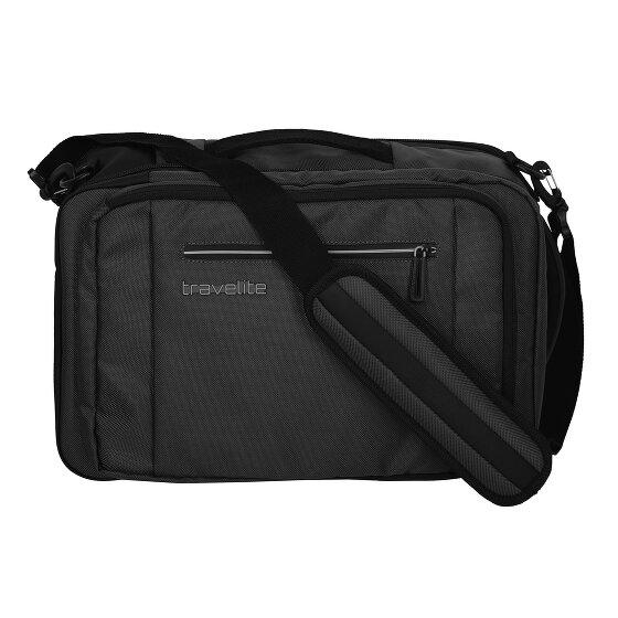 Travelite Crosslite Pochette de voyage 40 cm Compartiment pour ordinateur portable avec soufflet d'extension