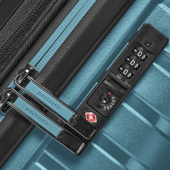 Pactastic Collection 04 THE CABIN + 4 roulettes Trolley de cabine S 55 cm avec soufflet d'extension