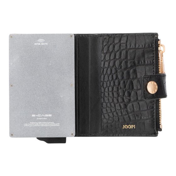Joop! Coccodrillo C-Four Porte-monnaie Protection RFID Cuir 7 cm
