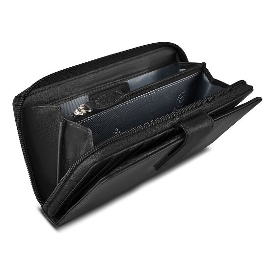 bugatti Valencia Porte-monnaie Protection RFID Cuir véritable 19 cm