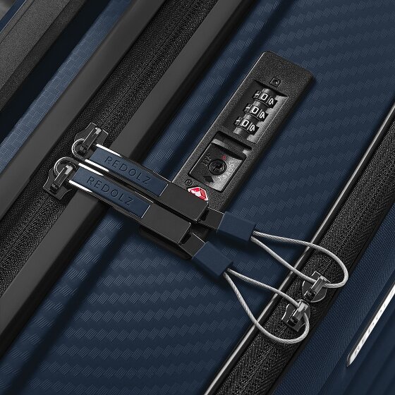 Redolz Essentials 17 : valise cabine à 4 roues, 55 cm, avec compartiment souple pour ordinateur portable