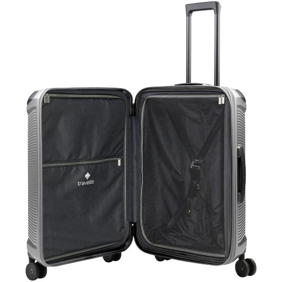 Travelite Millennium 4 roulettes Trolley 67 cm avec soufflet d'extension