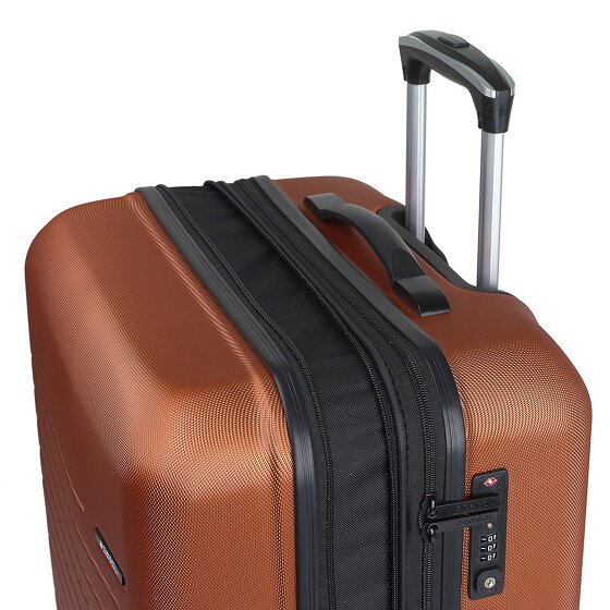 Gabol Escape 4 roulettes Set de valises 3 pièces avec soufflet d'extension