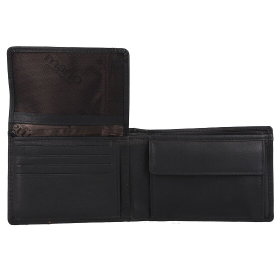 mano Don Leonardo Porte-monnaie RFID cuir 12 cm