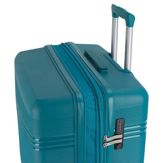 Gabol Saori 4 roulettes Set de valises 3 pièces avec soufflet d'extension