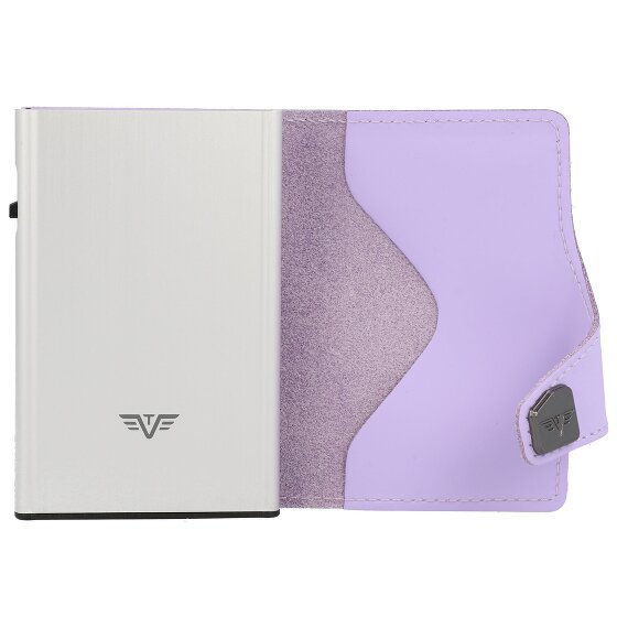 Tru Virtu Click & Slide Porte-cartes de crédit Porte-monnaie RFID en cuir 6,5 cm