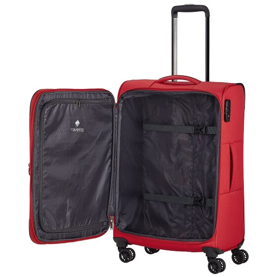 Travelite Chios 4 roulettes Set de valises 3 pièces avec soufflet d'extension