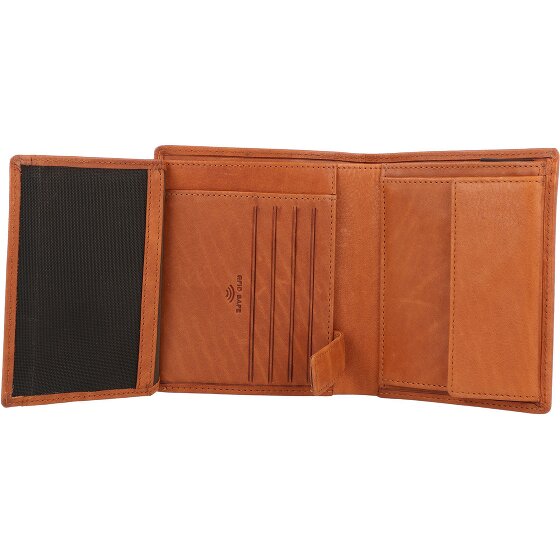 Strellson Blackwall BillFold V8 Porte-monnaie en cuir RFID 10 cm