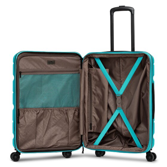 Franky Munich 4.0 Set de valises à 4 roulettes 3 pièces avec soufflet extensible